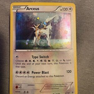 Arceus Holographic Pokémon card